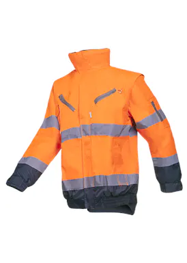 Sioen Signalisatie Winterblouson met Uittritsbare Mouwen Campbell