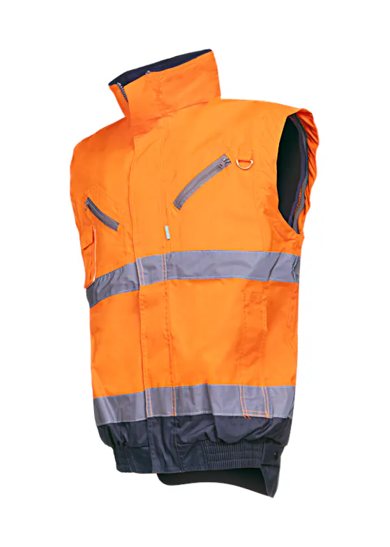 Sioen Warnschutz-Winterblouson „Campbell“ mit abnehmbaren Ärmeln