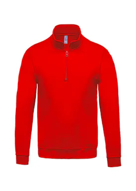 Kariban K478 Sweatshirt Reißverschlusskragen Regular Fit