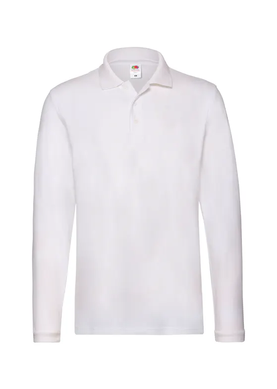Fruit of the Loom Premium F541N Long-Sleeve Polo Shirt