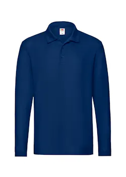 Fruit of The Loom Premium F541N Poloshirt Long Sleeve miniatuur