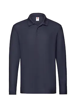 Fruit of The Loom Premium F541N Poloshirt Long Sleeve miniatuur