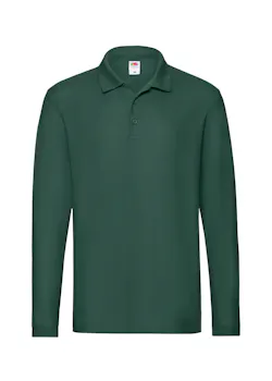 Fruit of The Loom Premium F541N Poloshirt Long Sleeve miniatuur