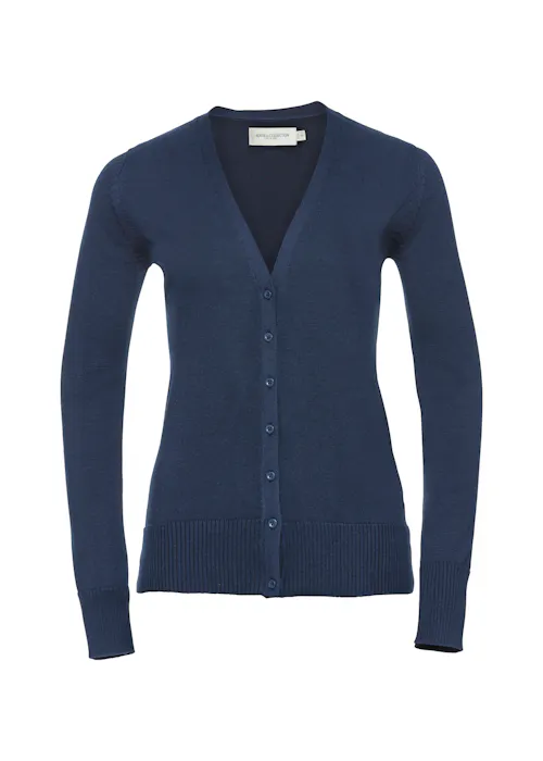 Russell Z715F cardigan en maille col en V coupe standard pour femmes