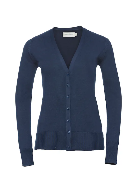 Russell Z715F V-Neck Knitted Cardigan Regular Fit Dames