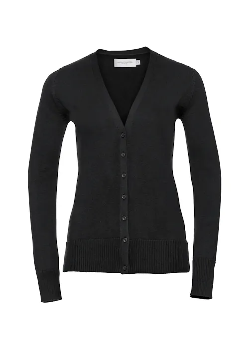Russell Z715F cardigan en maille col en V coupe standard pour femmes