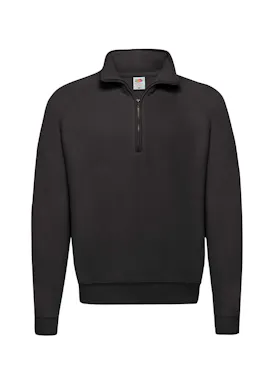 Fruit of The Loom Classic Zip Neck Sweat