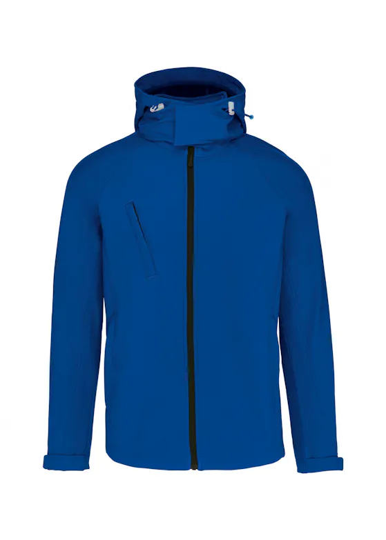 Kariban Heren softshell jas met afneembare capuchon