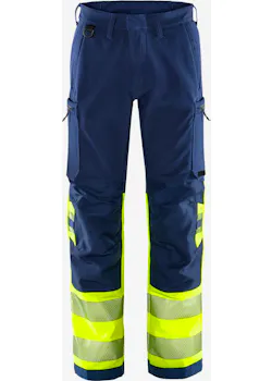 Fristads Stiby High Vis Green broek klasse 1 2647 GSTP miniatuur