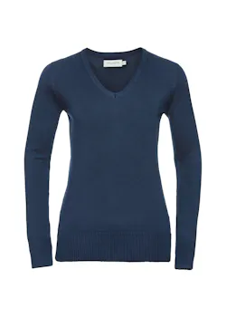 Russell Z710F Pull col en V maille coupe standard chauffant pour femmes thumbnail (vignette)