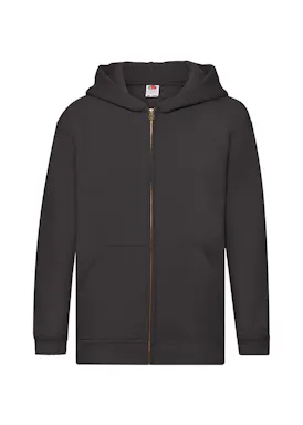 Fruit of The Loom F401K Sweat Jacket Hooded Regular Fit Premium Kinderen