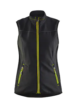 Blaklader 3851 Bodywarmer Softshell Waterafstotend Stretch Dames Unite miniatuur
