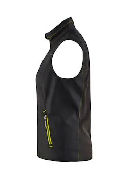 Blaklader 3851 Bodywarmer Softshell Waterafstotend Stretch Dames Unite miniatuur