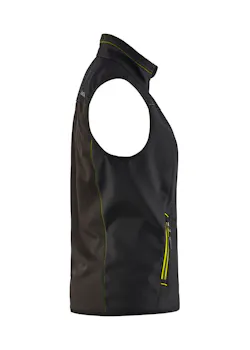 Blaklader 3851 Bodywarmer Softshell Waterafstotend Stretch Dames Unite miniatuur