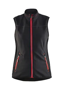 Blaklader 3851 Bodywarmer Softshell Waterafstotend Stretch Dames Unite miniatuur