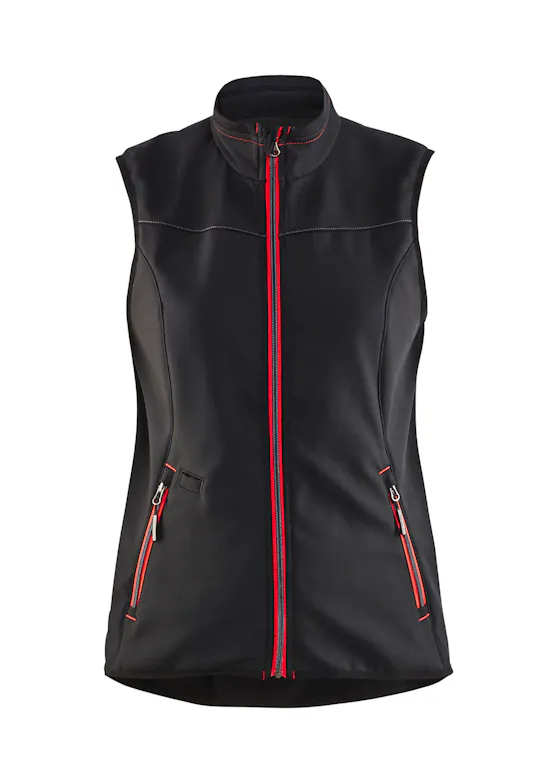 Blaklader 3851 Bodywarmer Softshell Waterafstotend Stretch Dames Unite