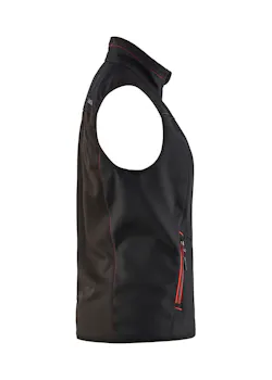 Blaklader 3851 Bodywarmer Softshell Waterafstotend Stretch Dames Unite miniatuur