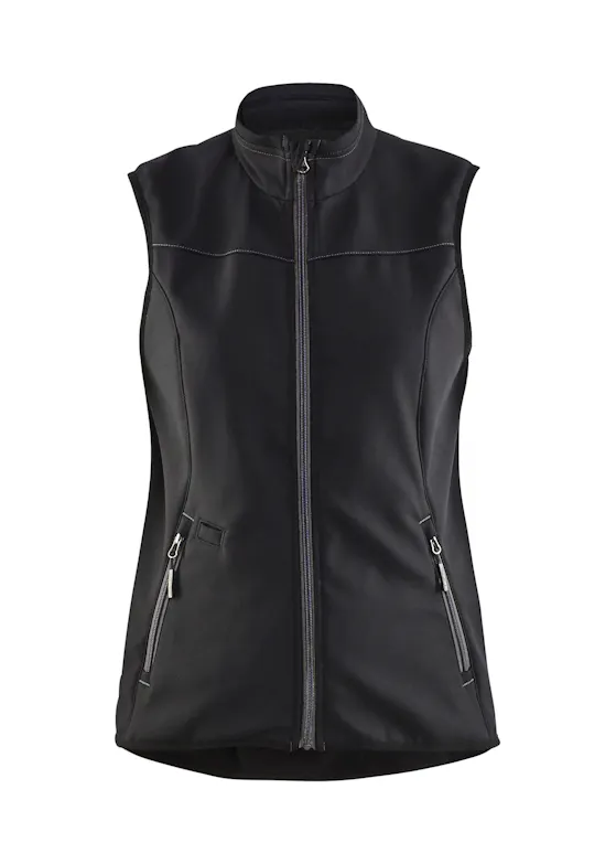 Blaklader 3851 Bodywarmer Softshell Waterafstotend Stretch Dames Unite