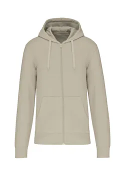 Kariban Ecologische Herensweater Met Capuchon en Ritssluiting