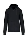 Kariban ökologischer Herren-Sweater mit Kapuze und Reißverschluss Vorschaubild