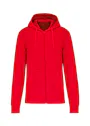 Kariban ökologischer Herren-Sweater mit Kapuze und Reißverschluss Vorschaubild