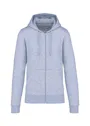 Kariban ökologischer Herren-Sweater mit Kapuze und Reißverschluss Vorschaubild