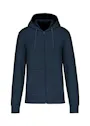 Kariban ökologischer Herren-Sweater mit Kapuze und Reißverschluss Vorschaubild