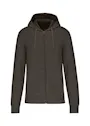Kariban ökologischer Herren-Sweater mit Kapuze und Reißverschluss Vorschaubild