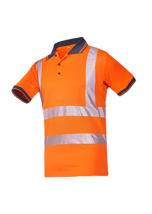 Sioen Tiola 3881 Polo à manches courtes Hi-Vis antibactérien pour femmes