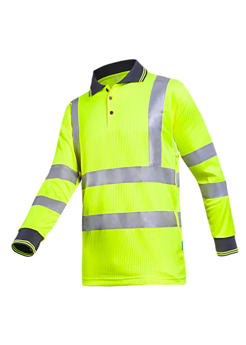 Sioen Olgiata 3883A2MV1 Poloshirt Signalisatie Lange Mouw Regular Fit