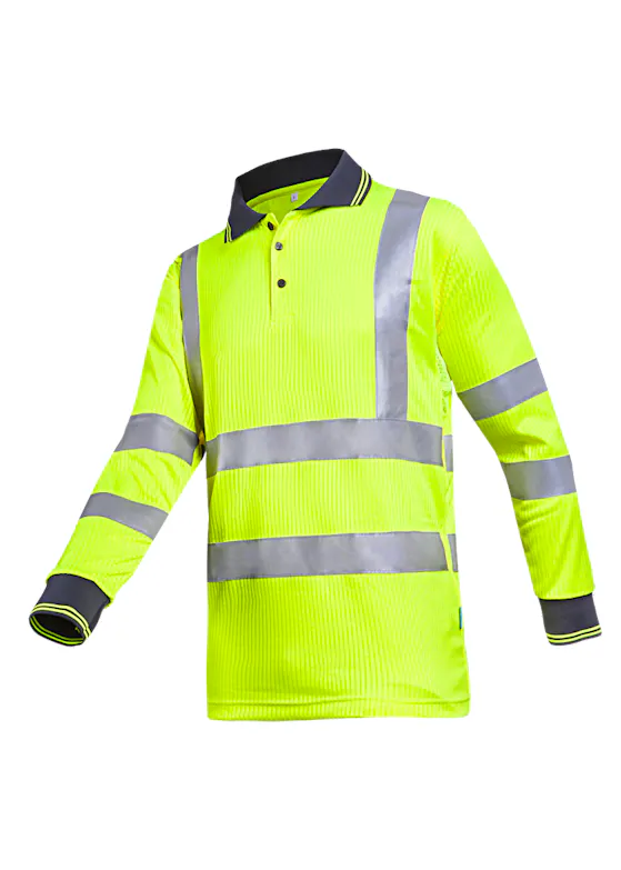 Sioen Olgiata 3883A2MV1 Poloshirt Signalisatie Lange Mouw Regular Fit