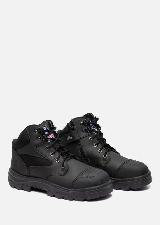 Steel Blue Parkes ZIP Black TPU SC S3 Black