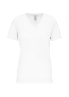 Kariban BIO150 T-Shirt V-Hals Slim Fit Dames