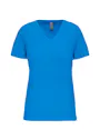 Kariban BIO150 T-Shirt V-Hals Slim Fit Dames miniatuur