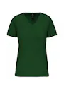 Kariban BIO150 T-Shirt V-Hals Slim Fit Dames miniatuur