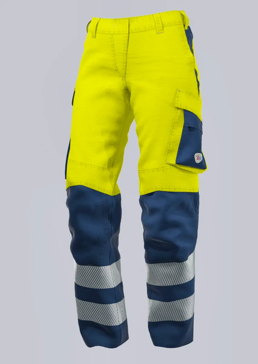 High Vis Geel/Marineblauw