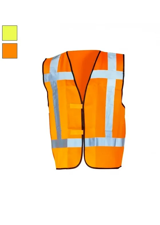Proway Protection PWK-1002 Warnweste Orange Regular Fit