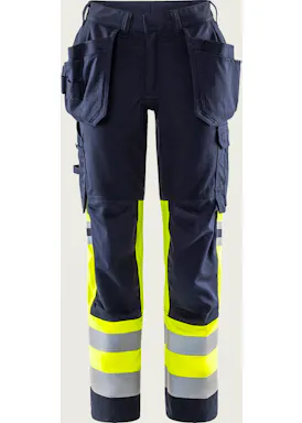Fristads Flamestat 2271 Arbeitshose High-Vis-Stretch für Damen, Klasse 1, ATHF