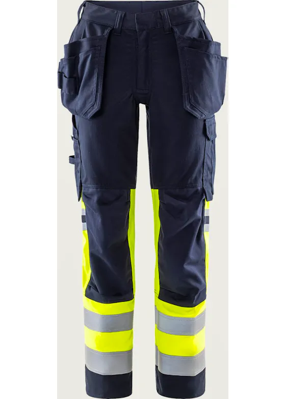 Fristads Flamestat 2271 Arbeitshose High-Vis-Stretch für Damen, Klasse 1, ATHF