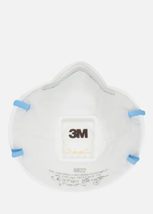 3M 8822 Stofmasker FFP2 Met Ventiel (10 stuks)