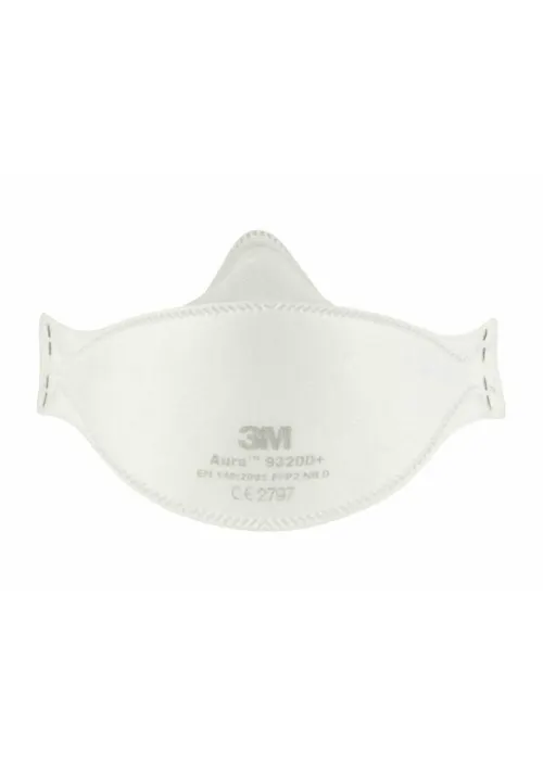 3M Aura Wegwerpstofmaskers FFP2 9320D+ 3/verpakking