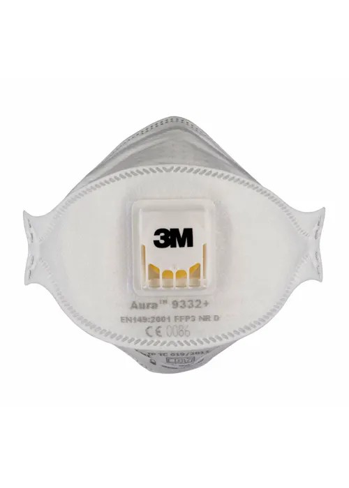 3M Aura masque antipoussière FFP3 9332+ pack de 10