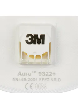 3M Aura Stofmasker FFP2 9322+ bulk miniatuur