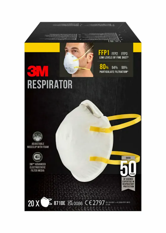 3M Partikelmaske FFP1 8710E, 20 Stück pro Packung