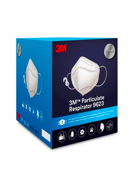 3M Stofmasker 9623, 3-Verpakking