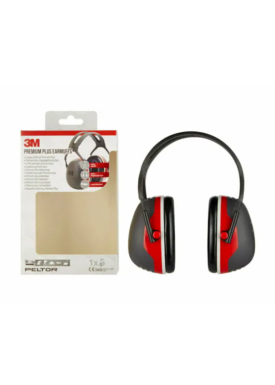 3M Peltor Premium Plus X3A Earmuffs, 1/PK (95–110 dB)