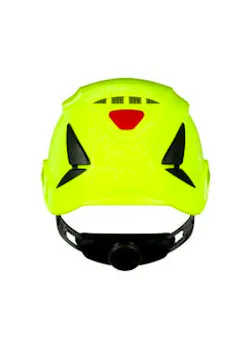 3M SecureFit Veiligheidshelm X5514V-CE Hi-Viz Groen miniatuur