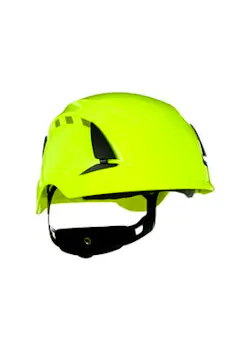 3M SecureFit Veiligheidshelm X5514V-CE Hi-Viz Groen miniatuur