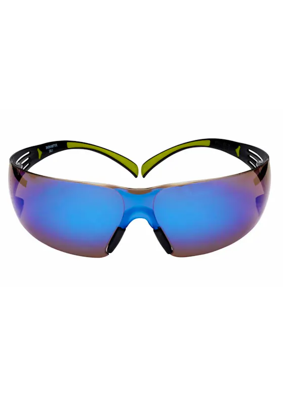 3M Bril SecureFit Blauw AS Mirrror SF408ASB