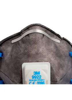3M 9922 stofmasker FFP2 met ventiel miniatuur